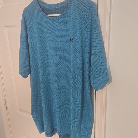 Under Armour Men's Blue Shirt - Picture 3 of 5